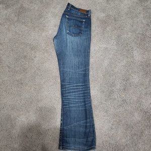 Lucky Brand Too Tough Too Die Low Rise Boot Cut Jeans